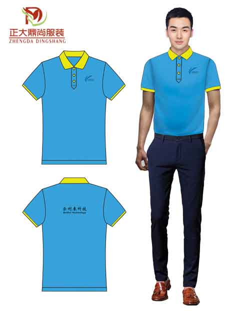 合利來科技公司實例——藍色polo